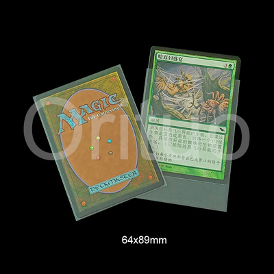ポケットモンスターMTGインナーカードスリーブクリアPpトップローディング正確なサイズ