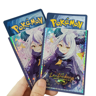 HologrpahicはMTG、POKEMON、WS等の芸術ののための印刷カードの袖を印刷物のトレーディング カードの袖