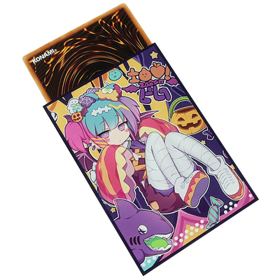 Yugiohのデッキ カード保護装置のために小型注文の印刷された芸術の印刷物のゲーム カード袖