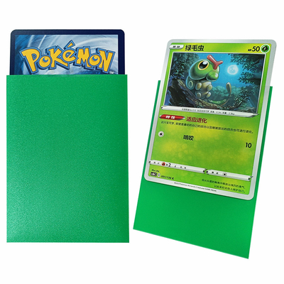 66x91mm MTG グリーン 袖 マット デッキ 保護袖 ポケモンカード