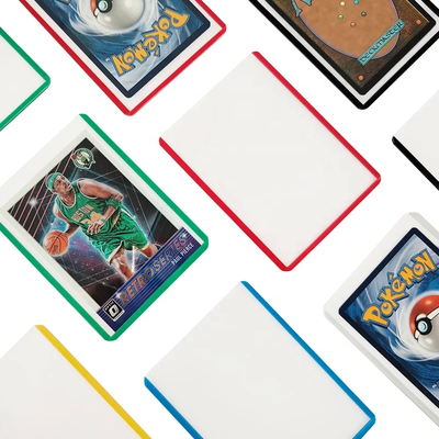 プレミアム品質 スポーツカード トップローダー 3×4 トップローダー 双面保護フィルム