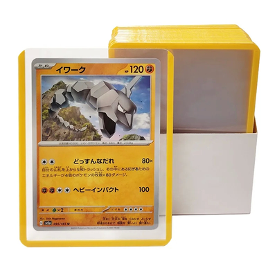 カスタムロゴ PVC トップロードカー 保護 35pt トップロードカードホルダー 取引カード用