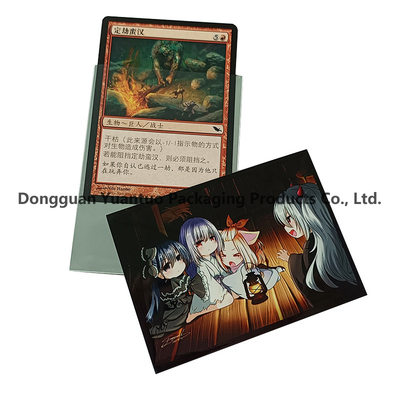 パーソナライズされたアートカード袖 彩色印刷,滑らない質感,MTG,ポケットモンスター,Yu-Gi-Ohに最適!