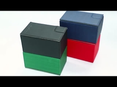 耐震性のデッキのカード箱のディバイダーPUの革デッキの例の普通サイズ