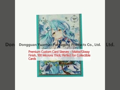 プレミアム カスタム カード ハリーブ マット/光り輝く仕上げ 100 マイクロン厚さ 収集カードに最適